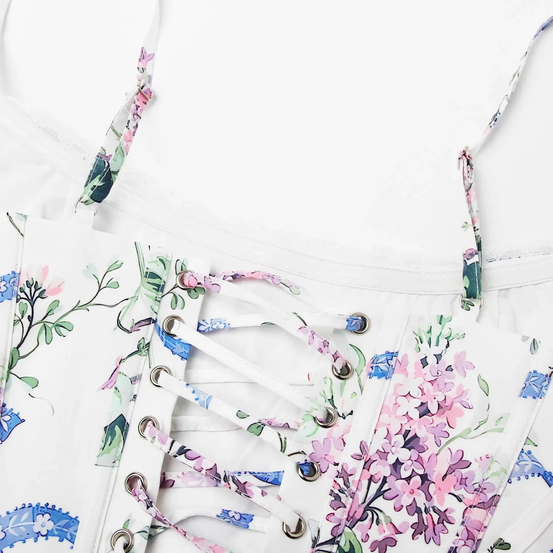 Veronica Floral Summer Corset Top