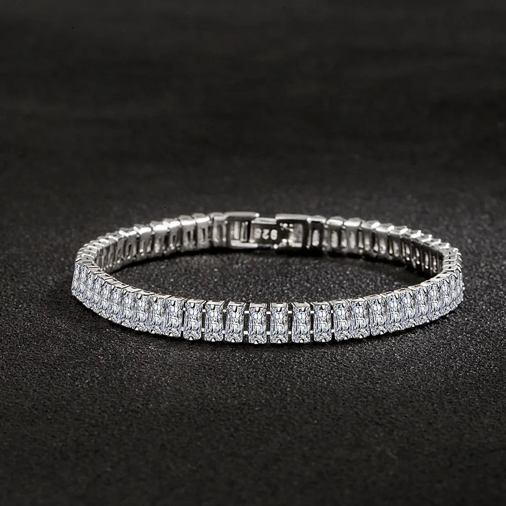 LUX 925 Sterling Silver Crystal Bracelet LUXLIFE BRANDS