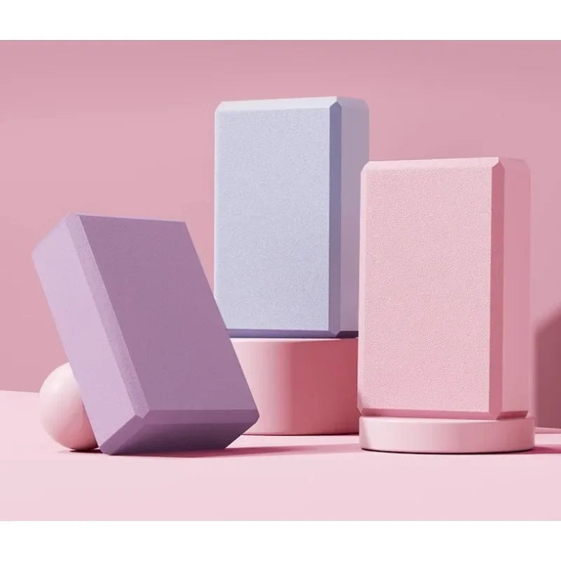 1pc Shaping High Density Eva Yoga Block  Stretch Children Pilates Foam Block Balance Exercise Ballet Bodybuilding Dance Gym  Alo