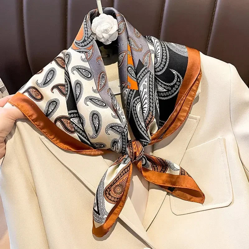 Saturday Afternoon Silk Square Scarf