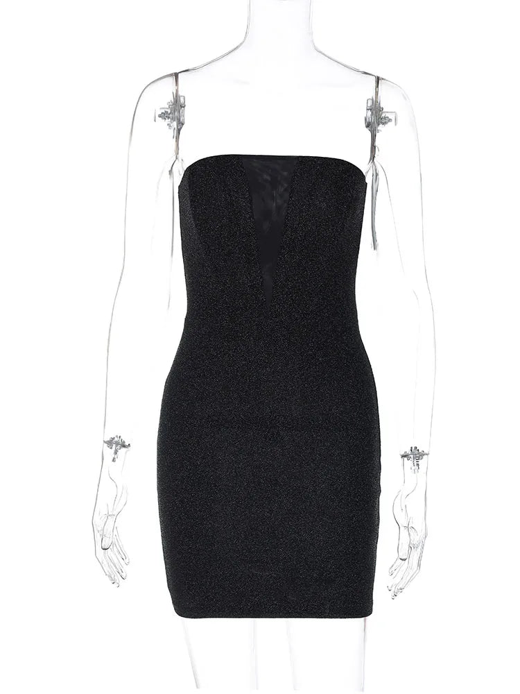Mariah Strapless Mini Dress LUXLIFE BRANDS