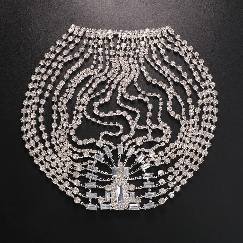 Crystal Hair Chain Headpiece Accessory