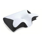 1pc Memory Foam Cervical Pillow, 2 in 1 Ergonomic Contour Orthopedic Pillow for Neck Pain, Contoured Support Pillows,Neck Pillow Luxlife Brands