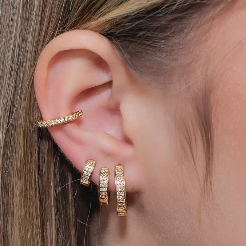 Cubic Zirconia Fashion Stud Earings (Mix and Match) LUXLIFE BRANDS