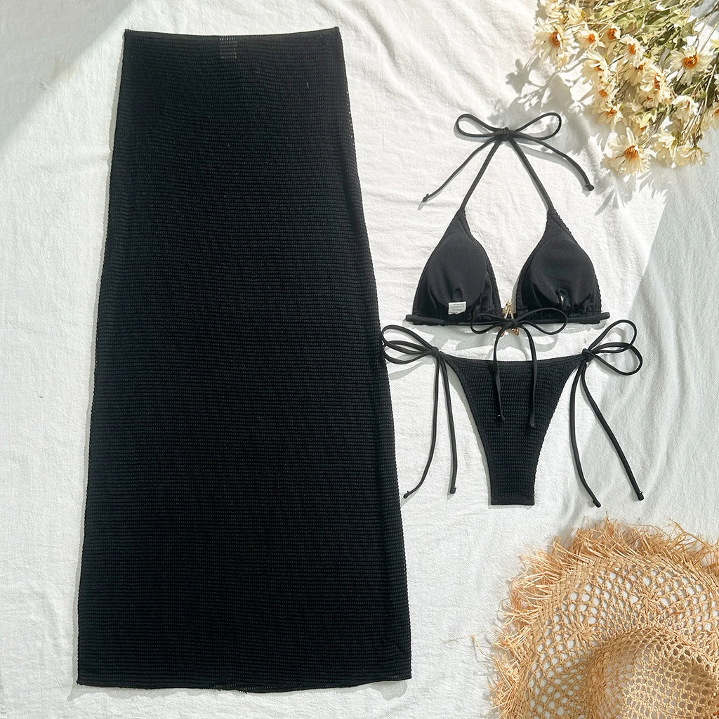 Tulum Bikini + Skirt Set ￼