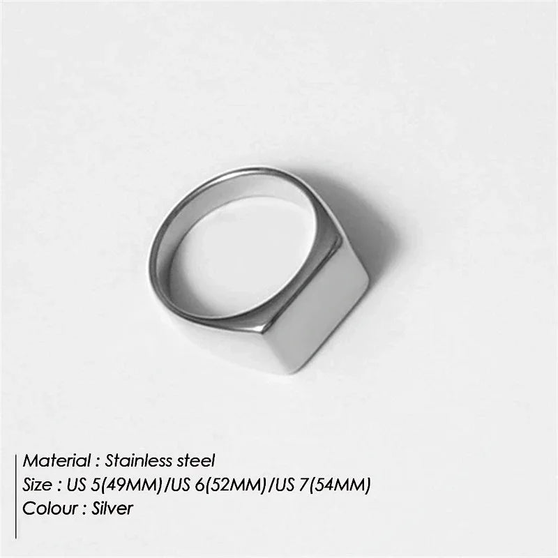 Fashion Ring 316L Stainless Steel Ring Anillo Ringen Mujer Women Rings Bague Couple Matching Jewlery Fashion Gifts Do not fade Luxlife Brands