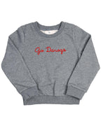 Crewneck Sweatshirt in Gray- FINAL SALE Smockingbird