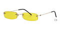90s Designer Narrow Frameless Tint Sun Glasses Shades SP40 Luxlife Brands