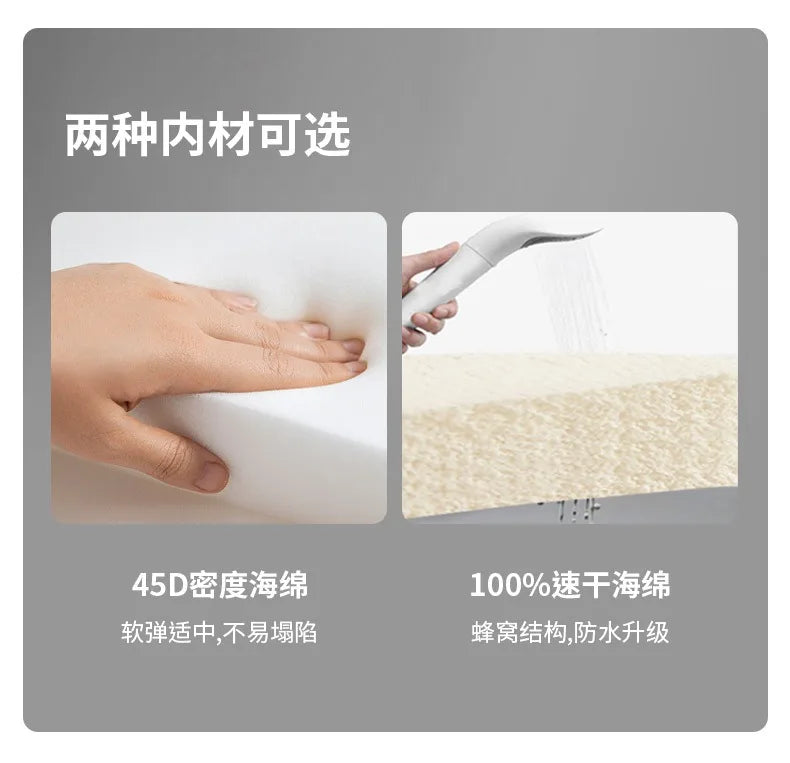 Outdoor stainless steel sofa rattan courtyard villa rain and sun coffee table combination