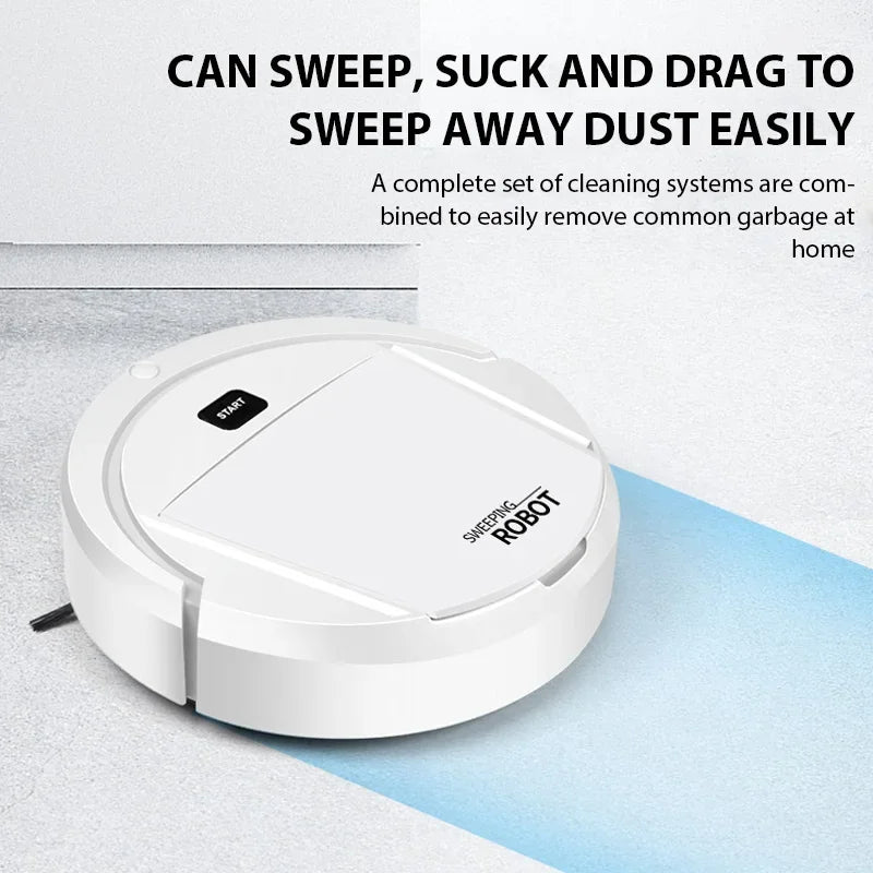 2024 New Automatic Robot Vacuum Cleaner Smart Sweeping Dry Wet Cleaning Machine Charging Intelligent Vacuum Cleaner for Home