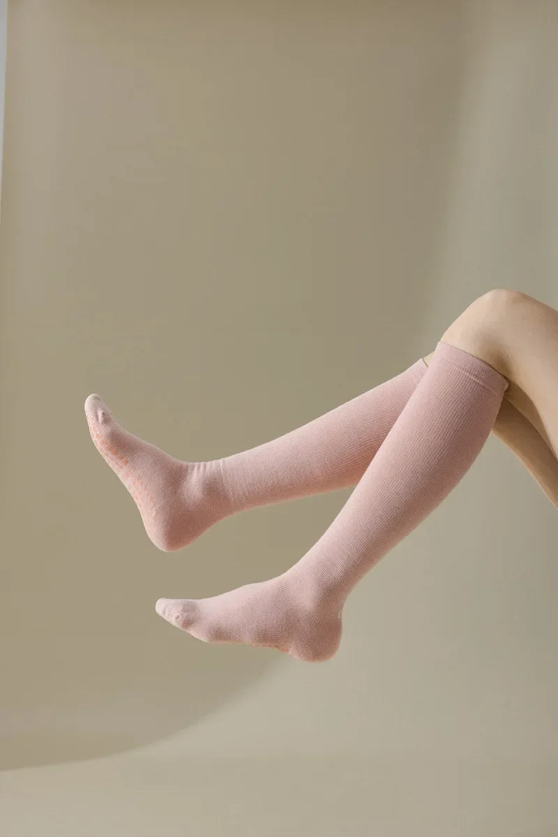 Pilates Cotton Compression Socks Anti Slip