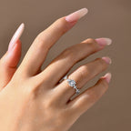 ATTAGEMS New Moissanite Ring for Women Four claws s925 Silver Rings Yellow Gold Plated Classic Anniversary Jewelry Free Shipping Luxlife Brands