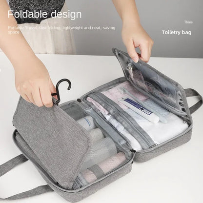 Travel Foldable Toilet Storage Bag Waterproof Hanging Makeup Bags Women Portable Cosmetic Storage Bag Travel Essential wash bag