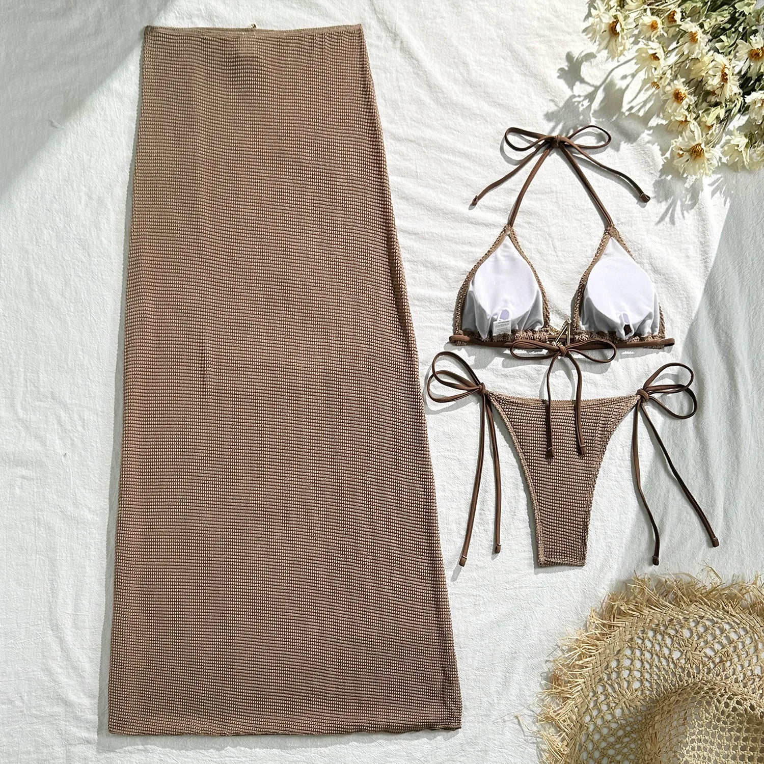 Tulum Bikini + Skirt Set ￼