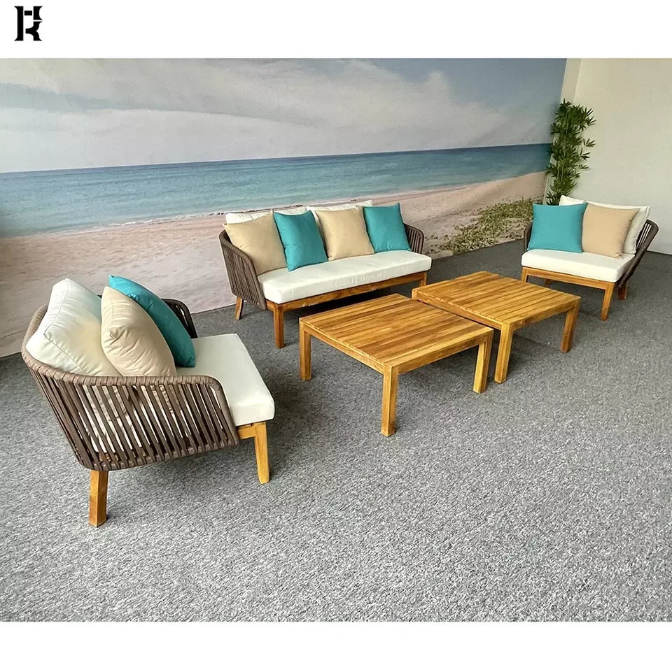 Garden Furniture Deep Seating Patio Set Sun Lounger Outdoor Furniture Daybed
