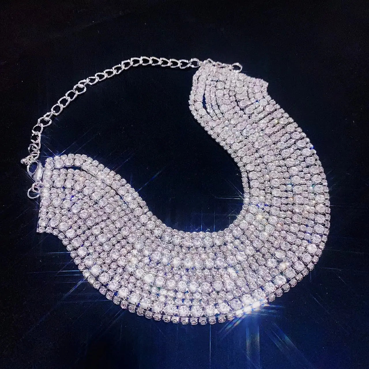 Luxury Crystal Choker Necklace