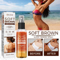 Tanning Spray Accelerate Darker Natural Sunless Booster Solarium Hydrating Smooth Long Lasting Sunbathing Bronzer Tanning Mousse Luxlife Brands