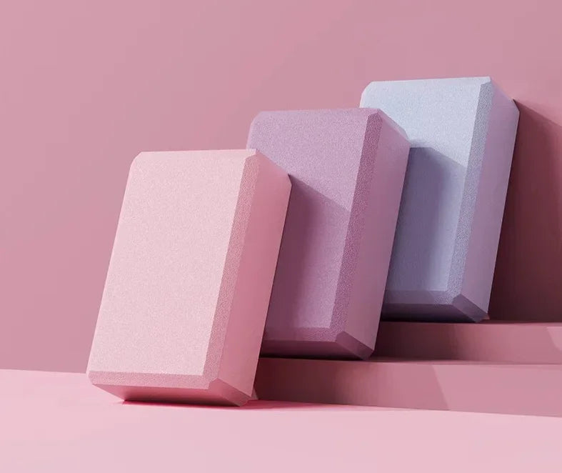 1pc Shaping High Density Eva Yoga Block  Stretch Children Pilates Foam Block Balance Exercise Ballet Bodybuilding Dance Gym  Alo