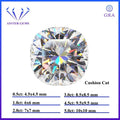 White D Color Moissanite diamonds with GRA Certificate Round Oval Heart Emerald Princess Radiant Cushion Trilliant Marquise Cut Luxlife Brands
