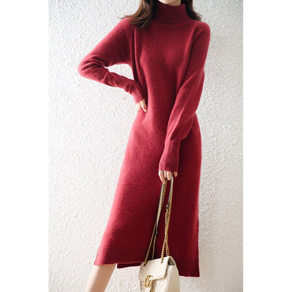 Women’s Cashmere Knitted Sweater Dress Autumn/Winter S-XXL
