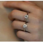 1ct Moissanite cz Engagement Ring Luxlife Brands