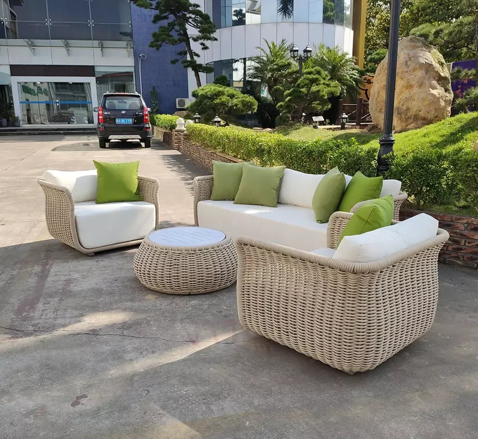 Garden Furniture Deep Seating Patio Set Sun Lounger Outdoor Furniture Daybed