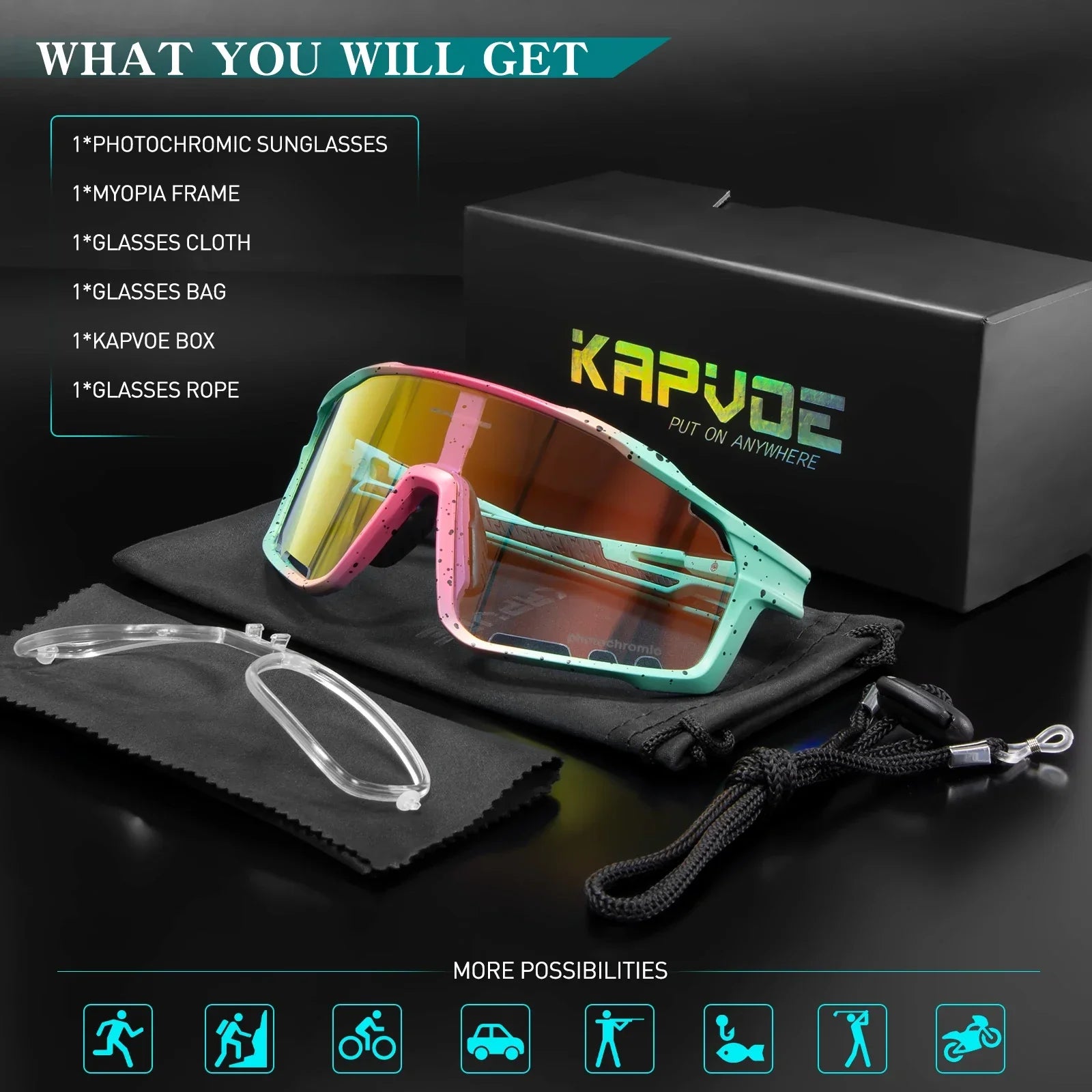 High Definition & Contrast Cycle Glasses