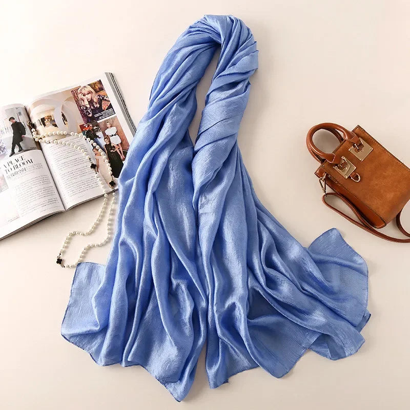 Silk Linen Shawls Scarves
