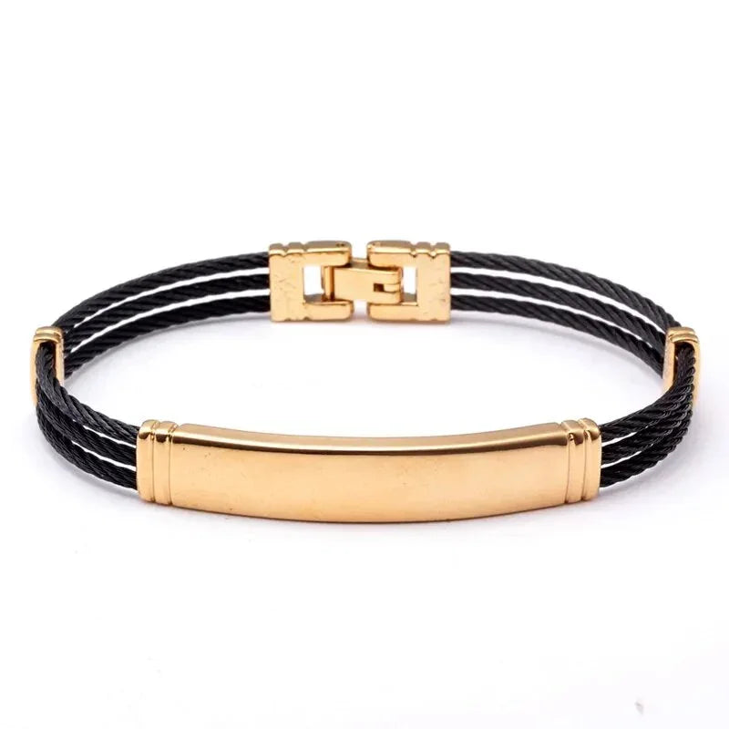 Unique Sequin Snake Chain Link Charm Bracelets Men Women Jewelry Luxury Stainless Steel female Cuff Sporty Bangles LUXLIFE BRANDS
