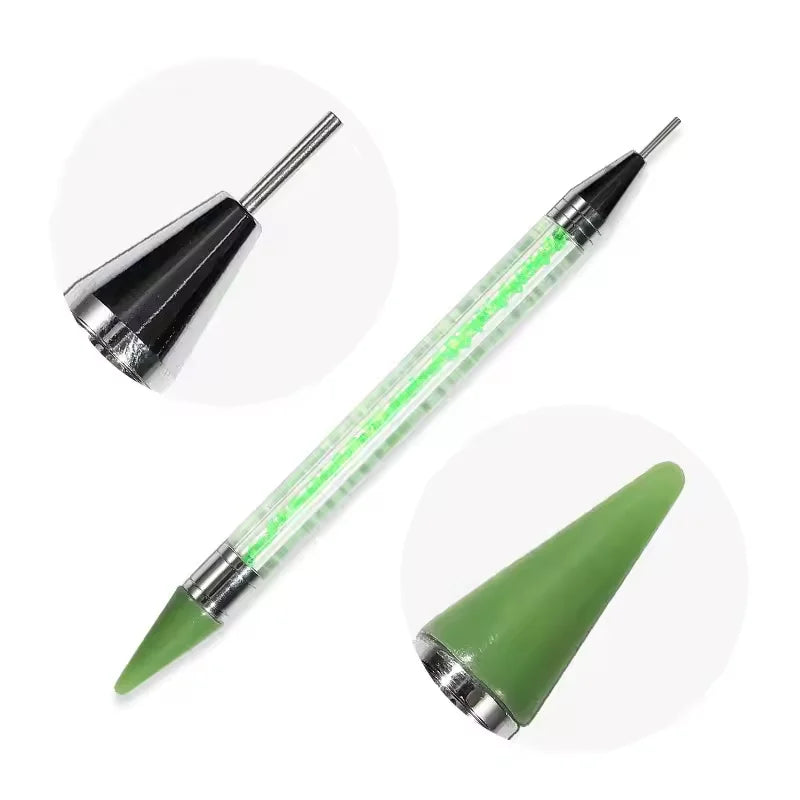 Wax Rhinestone Pen Dual-Tip