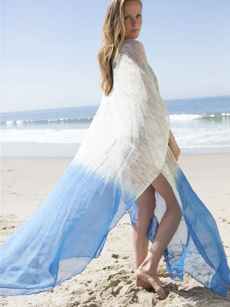 Santorini Beach Maxi Dress LUXLIFE BRANDS