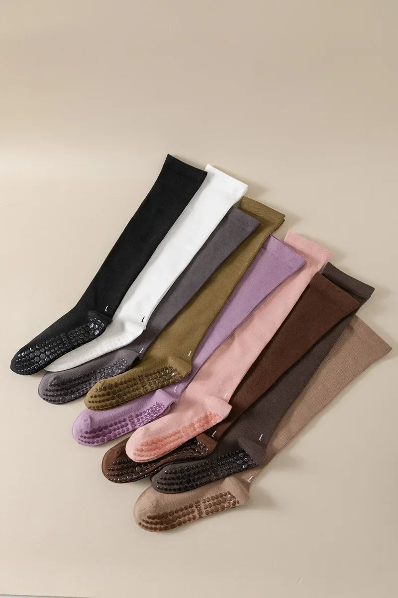 Pilates Cotton Compression Socks Anti Slip