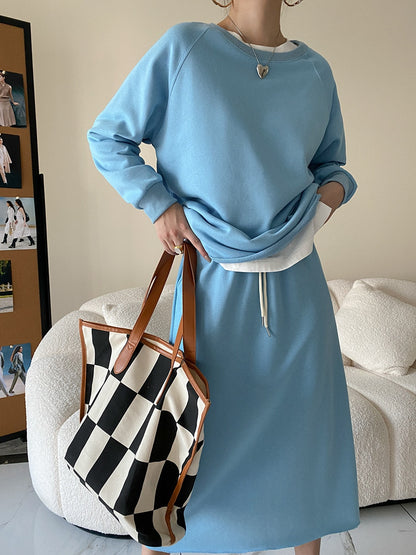 Casual loose sweater dress suit fashion ladies suit 2023 spring and autumn new style