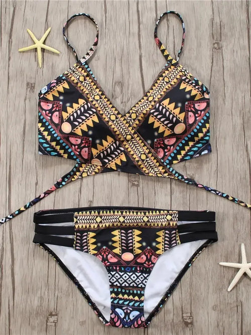 Aztec Brazilian Bikini LUXLIFE BRANDS