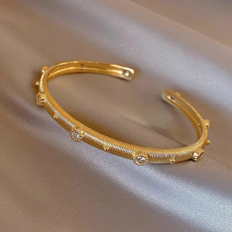LUX 14K Designer Adjustable Bracelet