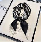Fashion Luxury Brand 70cm Silk Square Scarf Women Satin Neck Tie Female Hair Bandana Headkerchief Shawl Wrap Hijab Echarpe Luxlife Brands
