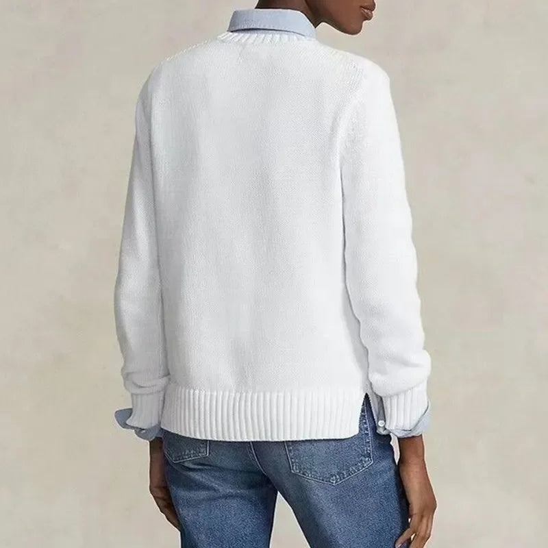 Designer Knit Bear Sweater LUXLIFE BRANDS