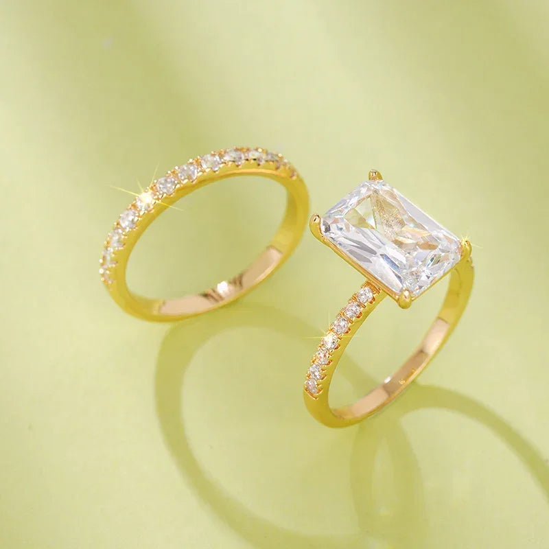 Luxe Cubic Zirconia Ring Set Luxlife Brands