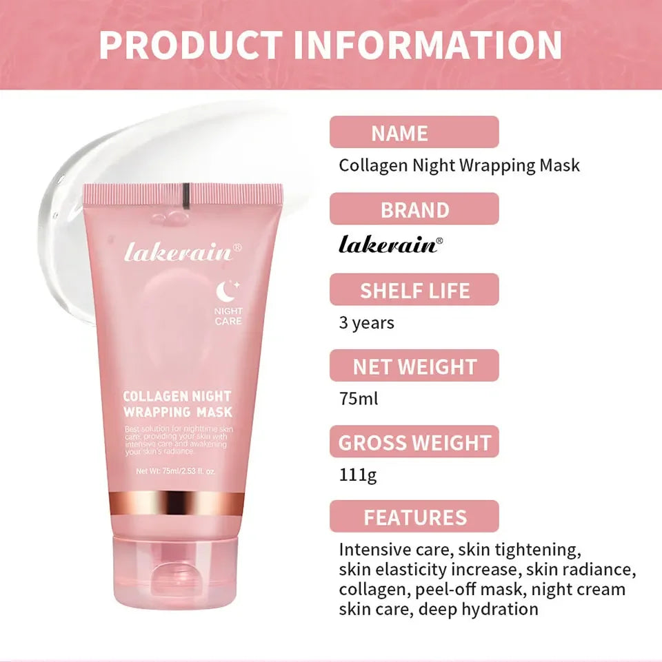 Glow + Hydrate Collagen Night Mask Luxlife Brands