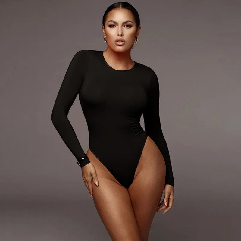 Fall Classic Long Sleeve Streetwear Bodysuit Luxlife Brands