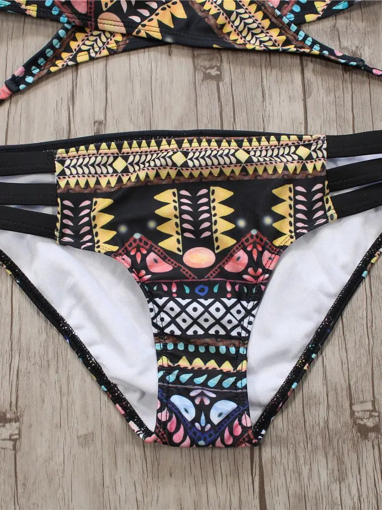 Aztec Brazilian Bikini LUXLIFE BRANDS