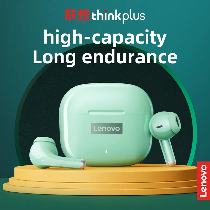 Original Lenovo LP40 Pro TWS Earphones Wireless Bluetooth 5.1 Sport Noise Reduction Headphones Touch Control 250mAH 2022 New LUXLIFE BRANDS