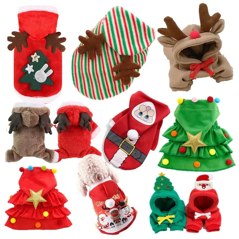 Christmas Pet Clothes LUXLIFE BRANDS