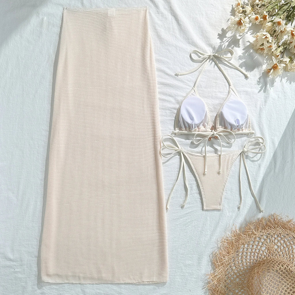 Tulum Bikini + Skirt Set ￼