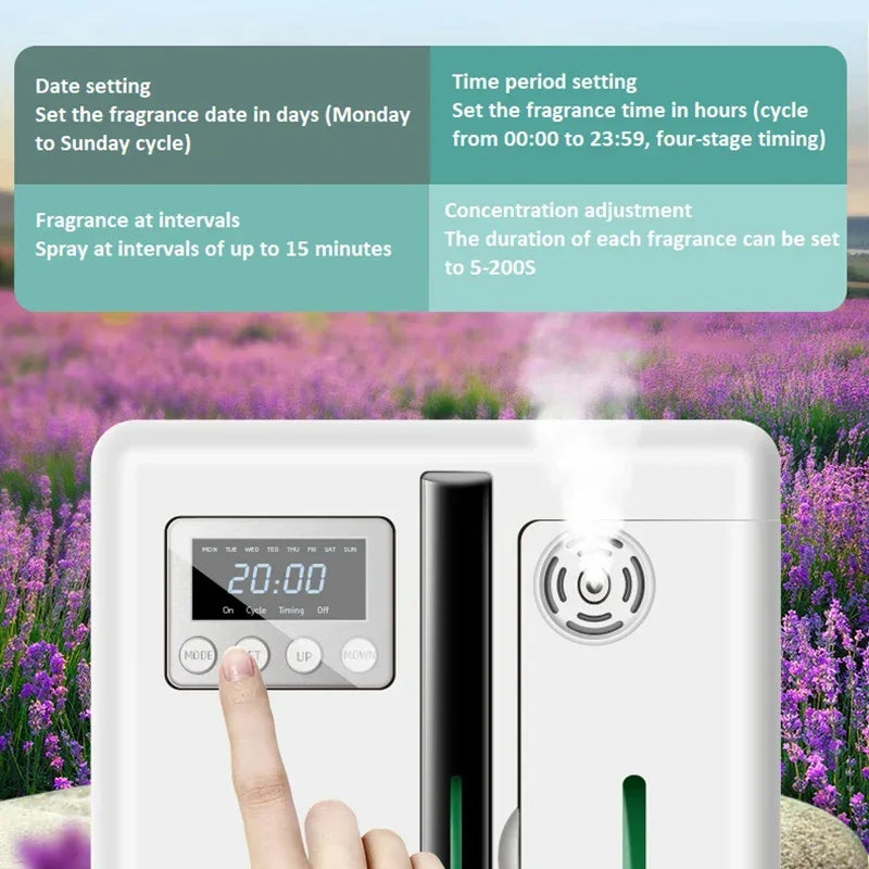 Amazing Essential Oil Diffuser Machine With Timer LUXLIFE BRANDS