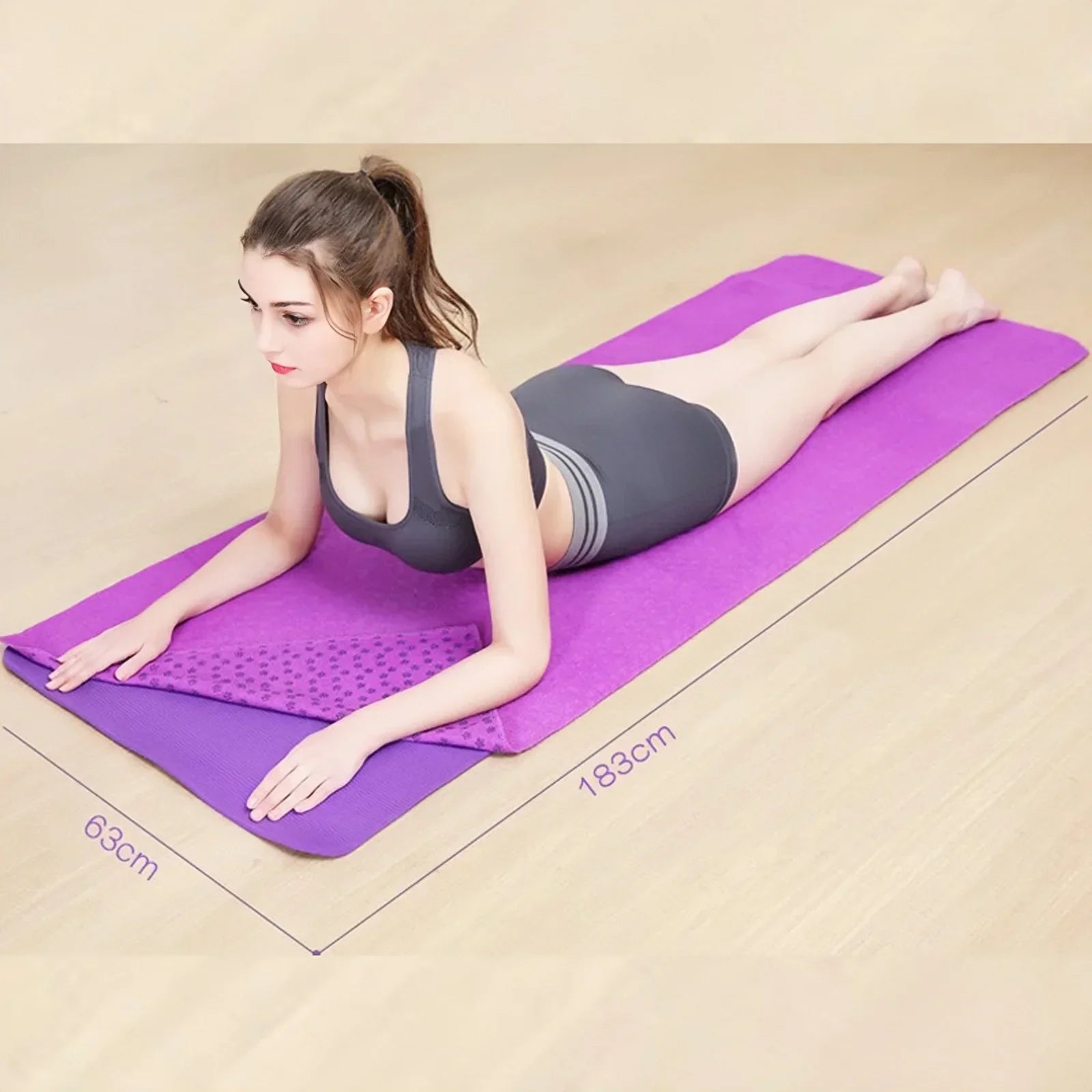 YogaLux Ultra-Fine Fiber Fitness Mat