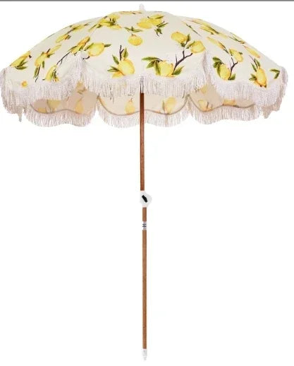 Portable BohoFringe Beach Umbrella