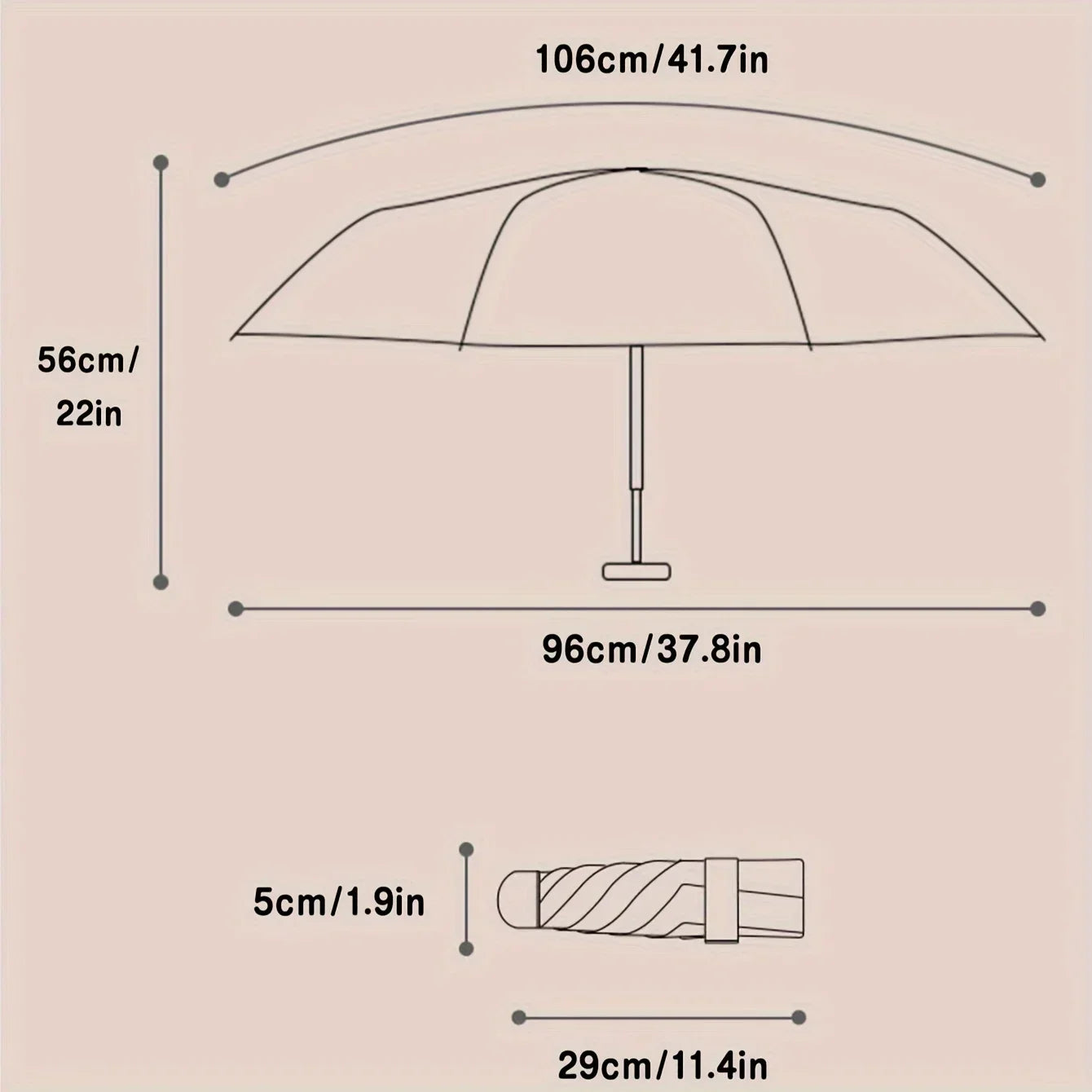 1PC Retro Window Flower Pattern Transparent Umbrella Fully Automatic Opening and Closing Portable Travel Umbrella