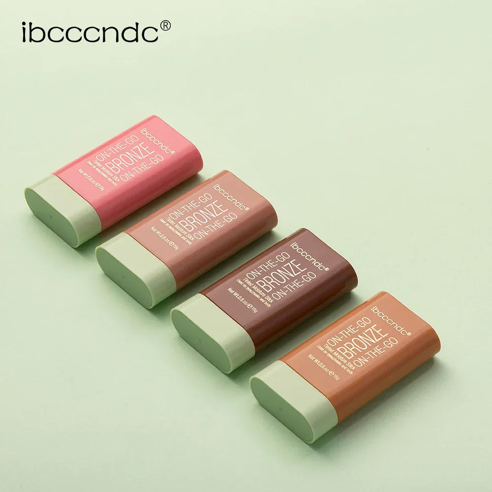 Bronzer Shading Stick Makeup Contour Sticks Peach Highlighter for Face Blush Blush Body Glitter Cosmetics Blusher Korean Powder