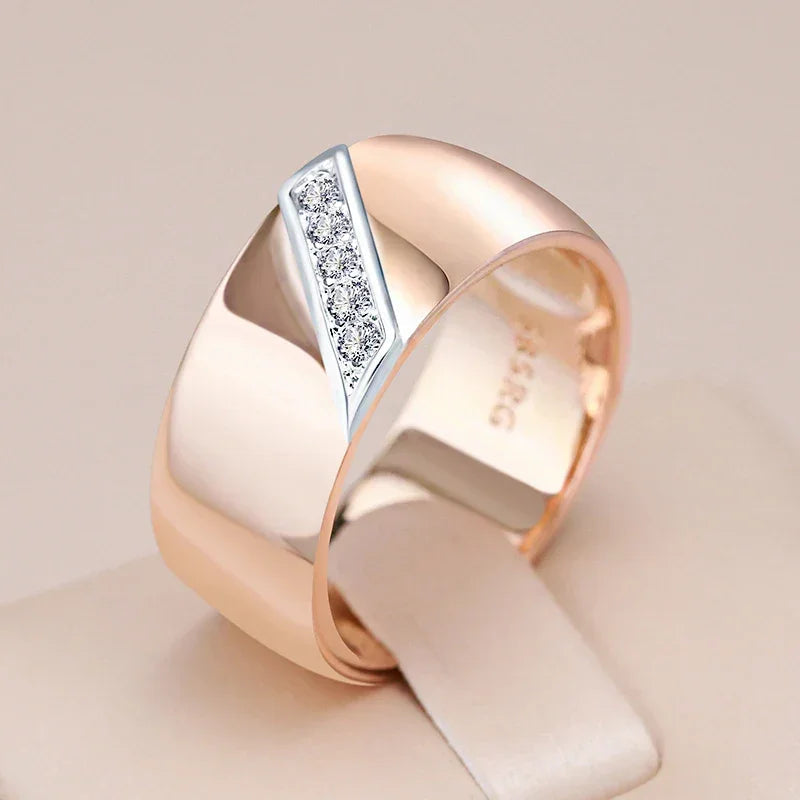 585 Rose Gold & Silver Ring Luxlife Brands